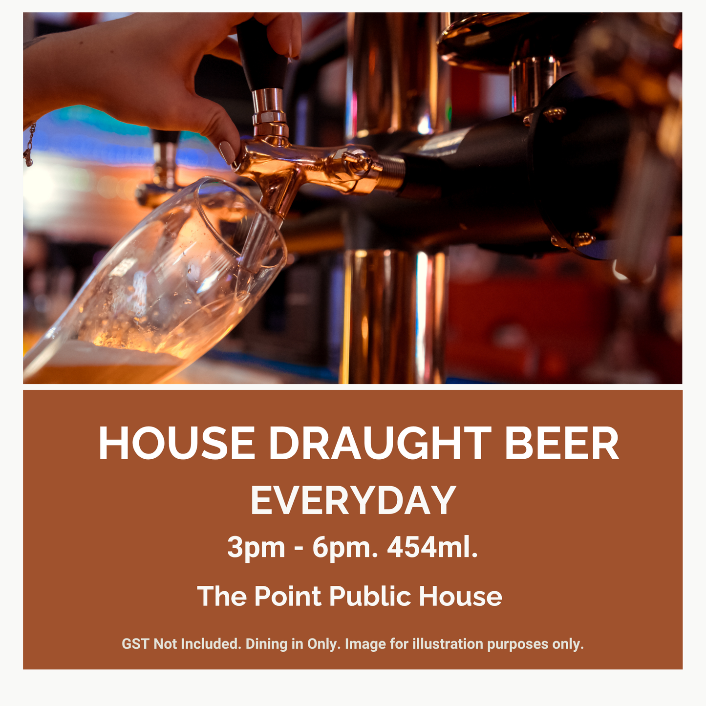 The Point Public House. Draught Beer Special $4.50