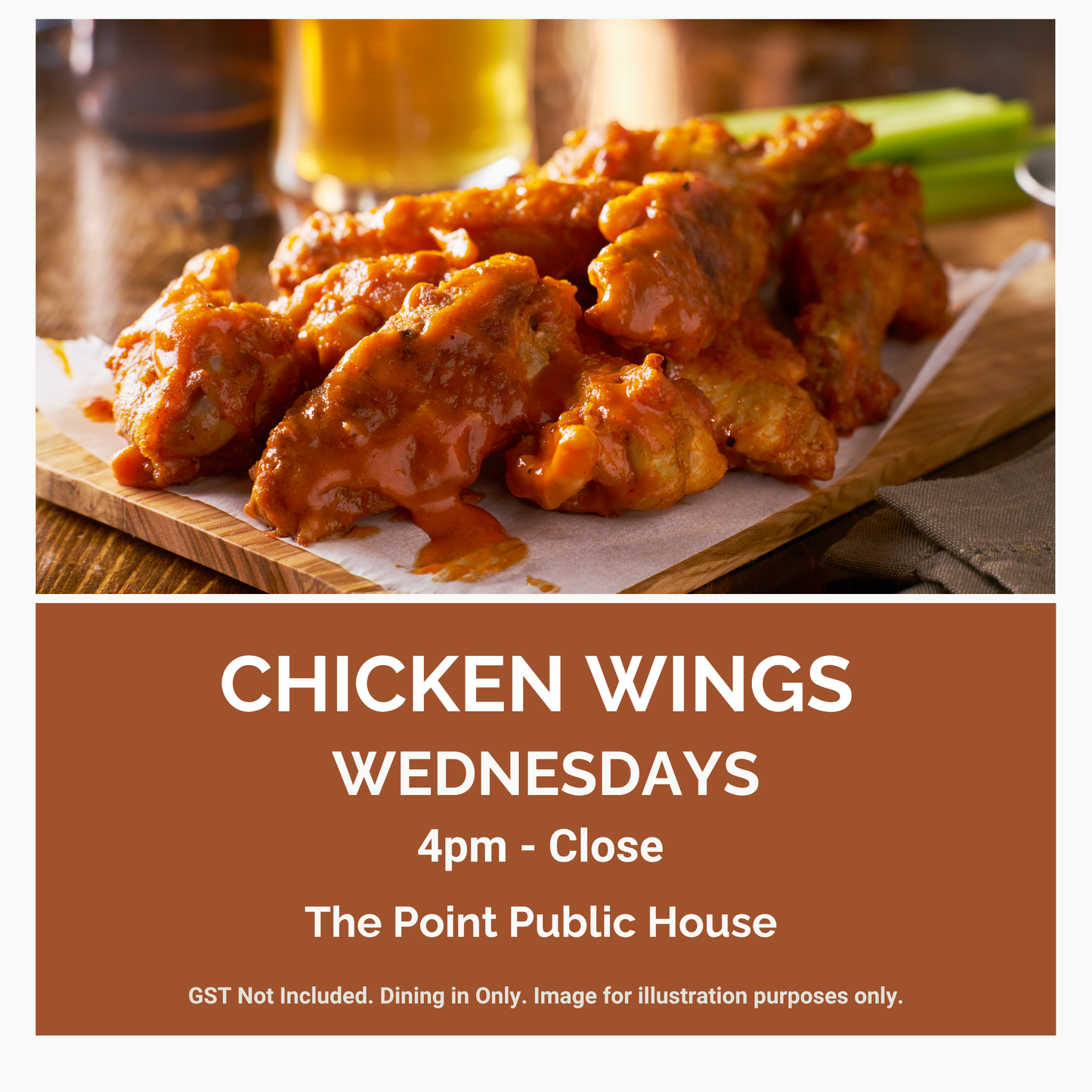 The Point Public House. Wednesday Wings $.40.