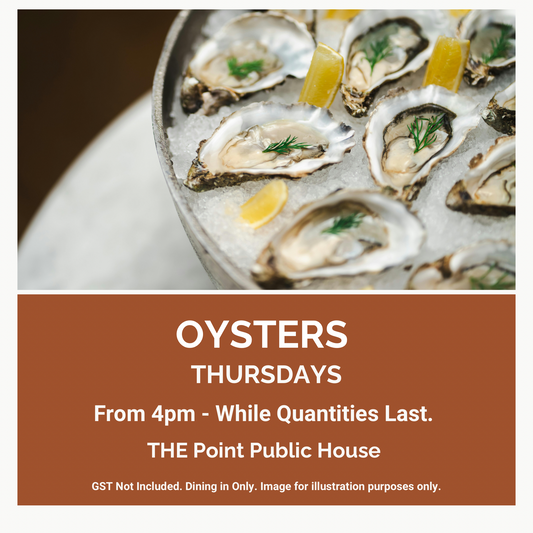 The Point Public House. Oyster Special $2 Each.